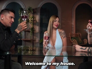 Boss really wanted to get me acquainted with his latina wife and now we're having a 3some