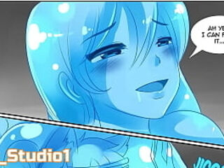 Slime Vore Absorption - Giantess Growth Breast Expansion  Hentai