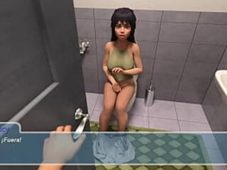 7- HERMANA haciendo del BA&Ntilde_O y HERMANO entra por ACCIDENTE | Happy Summer Rosie | Gameplay | Novela Visual en Espa&ntilde_ol | Videojue