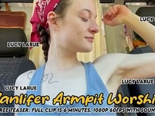 Oof, I smell nice!! ~ Lucy LaRue in &quot_Vanlifer Armpit Worship&quot_ (6 minutes)