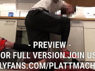Trampling and humiliating the slave with Nike frees