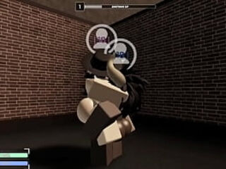 Dejo que extra&ntilde_os me cojan en Roblox