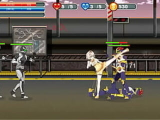 Pretty girl having sex with soldiers men in Fairy.Flower new ryona gameplay