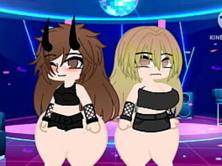 Una incre&iacute_ble noche en la fiesta de la discoteca (Gacha Club) pt.2