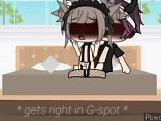 Gacha life follando y masturbando chica