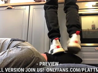 trampling and stomping on slaves head :-D