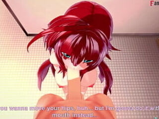 Rias Gremory invites me to fuck in the bathroom | 1 | HS DXD NTR Madness 10 | Full movie on Sheer &amp_ PTRN: Fantasyking3