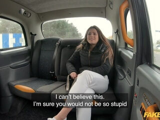 Slutty babe wants her taxi driver to roughly fuck her