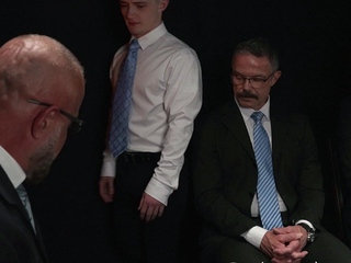 Dom Master oversees barebacking of cute twink