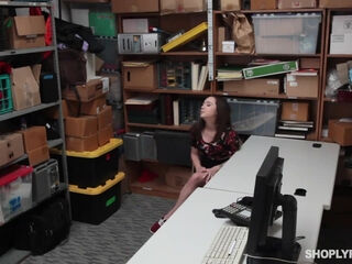 Sexy Lily Jordan fucked in the office as a punishment