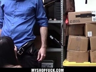 Thief Assists the LP Officer with His Cock - Myshopfuck