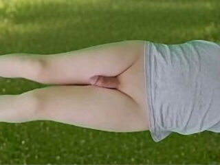 888 White Pretty Femboy on Green Grass Booty Soft Body Delicious and Young