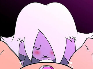 Steven universe Amethyst blowjob