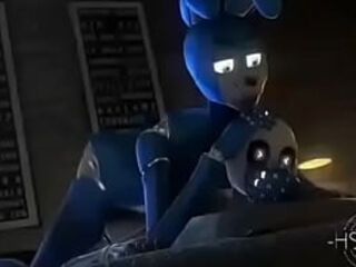 Female toy Bonnie fuckin the hell out of female puppet