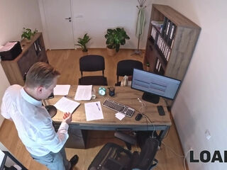 Skinny blonde secretary finds an approach to rigid BWC loan agent