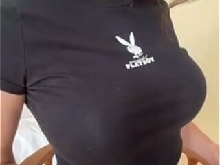 Stepmom with big tits sucks a big dick