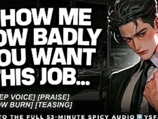 Dominant Boss Roughly Fucks You... (Audio Erotica) | Male moaning
