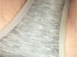 Loud farting grey briefs