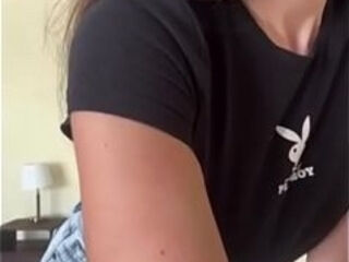 Stepmom showed me her big milky tits