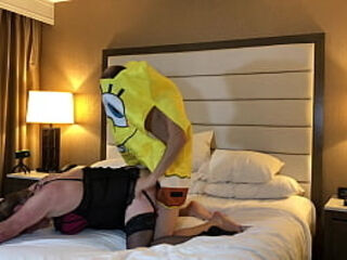Spongebob Fucks a Crossdresser with a Big Ass