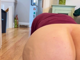 Amateur striptease and Solo masturbation
