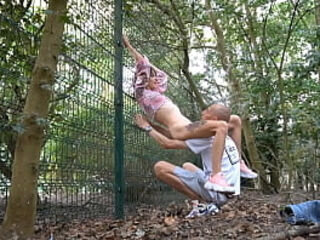 He licked my pussy in a public park