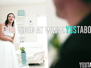 Big ass MILF bride fucks big dick ex one last time before wedding