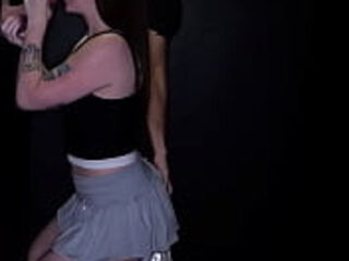 GloryholeSecrets - Tattooed Cutie Tiny Rhea Craves &amp_ Swallows Gloryhole Cum Fest