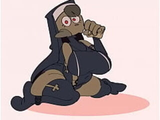 Nun giving subtle signals