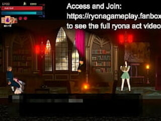 Pink haired lady giving a blowjob in Ghell2 hentai game new gameplay