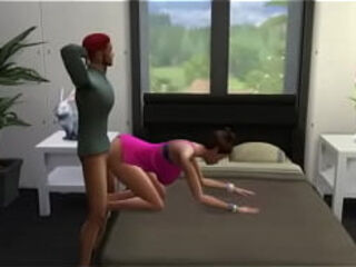 los sims 4 follando con mi amigo