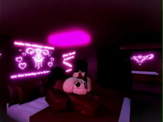 ROBLOX Rich e-girl takes some loads from BBC