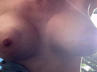 Big Tits Milf Artemisia Love Hot Big Boobs Bouncing Bottom POV outdoor Sesh