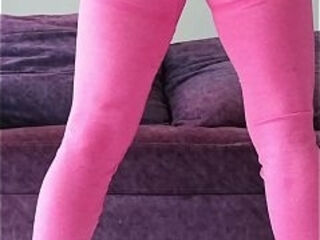 Squats - workout with me and nice view to leggins