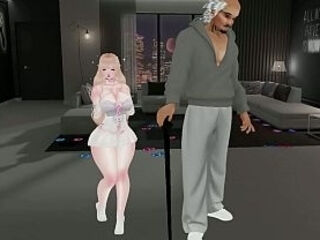 VIEJO RELAJANDOSE DESPUES DE UNA SEMANA LARGA