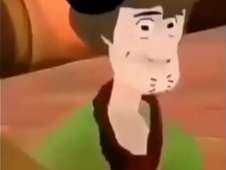 salsicha esfolando o cuzinho do scooby