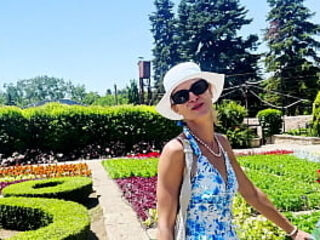 Visiting a castle in beatiful sea promenade town holiday VLOG