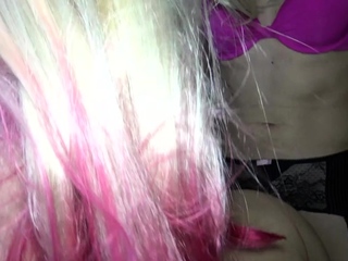 Amateur blondes pov blowjob and hardcore fun with lucky dude