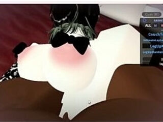 Me folle a esta blanca en roblox