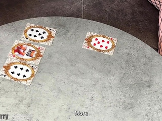 I lost my pussy at cards so that he would rip my tights and