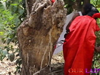 African Traditional methods of getting pregnant by at all cost leads to chief priest fucking someone&#039_s wife in his presence outdoor threesome
