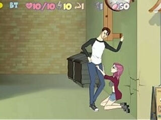 A shy masseuse girl receives an erotic massage from a stranger