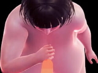 3d animation Big breasts