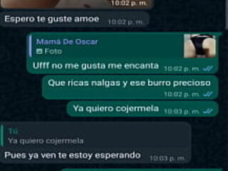CON LA JEFA DE MI AMIGO OSCAR DO&Ntilde_A MARY ME DA UNAS MAMADAS Y LE GRABO EL CULO