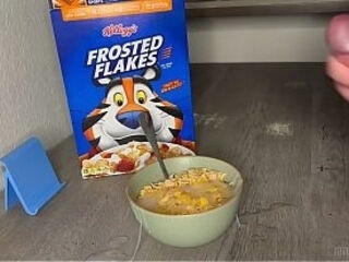 Frosted Flakes Get More Frosted With 12  Ropes of Cum