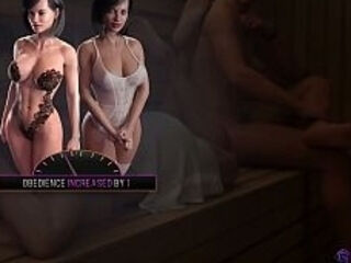 Having Fun With My Milf Stepmom Infront Of A Stranger in Public Sauna - Midnight Paradise