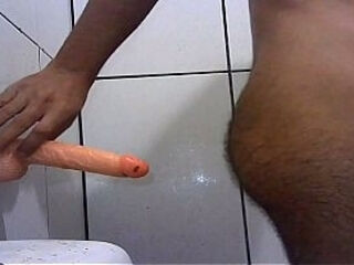 FEMBOY de Calcinha de Renda, Tira Tudo e Penetra&ccedil_&atilde_o Completa com Brinquedo Branco de 20cm | TRAP PUSSY OFFICIAL