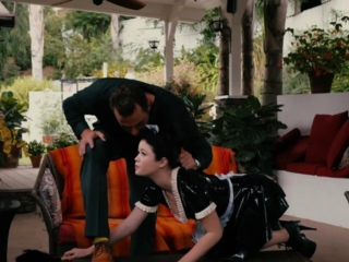 Little Latex Maid Submits to Her Master