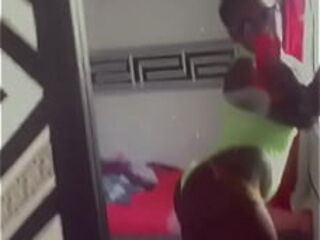 Ghanaian lady showing her booty