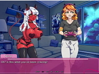 Demons Rise Up! Futa Lesbian Visual Novel Demo